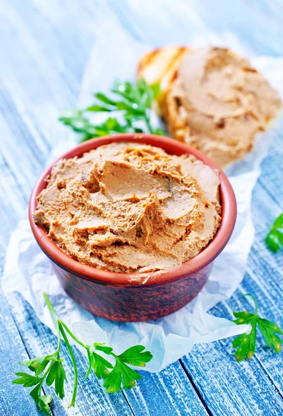 Gourmet liver pate — Stock Photo, Image