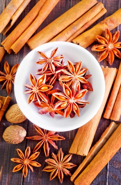 Aroma spices in bowl — Stock Photo, Image