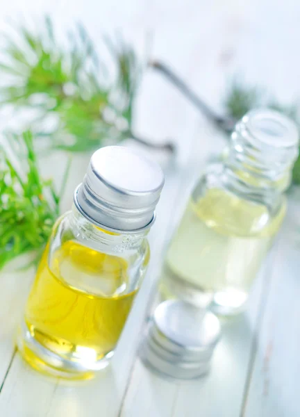 Aroma oils on bottles — Stock Photo, Image