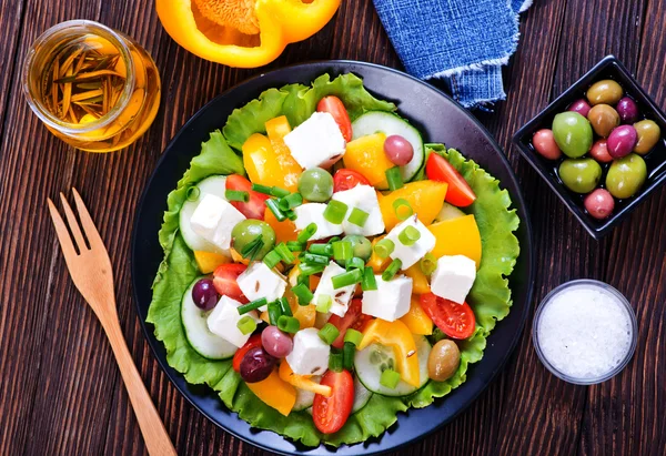 Frischer griechischer Salat — Stockfoto