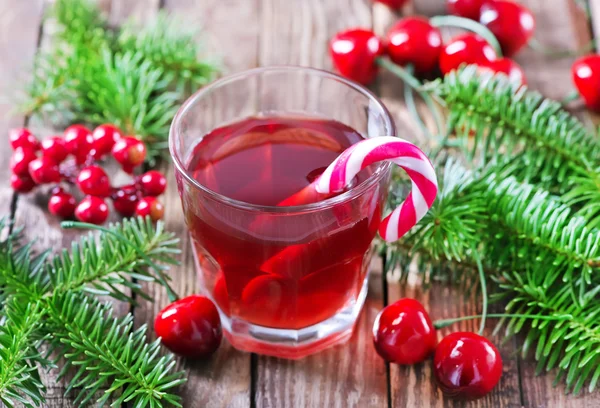 Kerst drankje in glas — Stockfoto