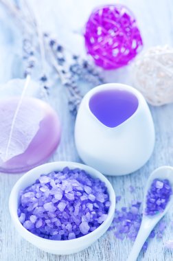 Lavanta sabun ile deniz tuzu