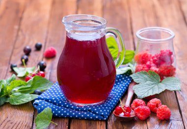 Çilek ile taze Komposto