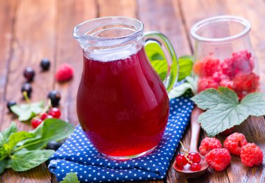 Çilek ile taze Komposto