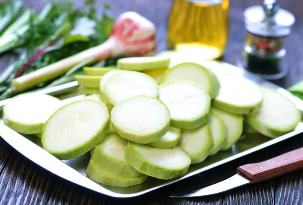 Raw marrow with spices — Stock Photo, Image