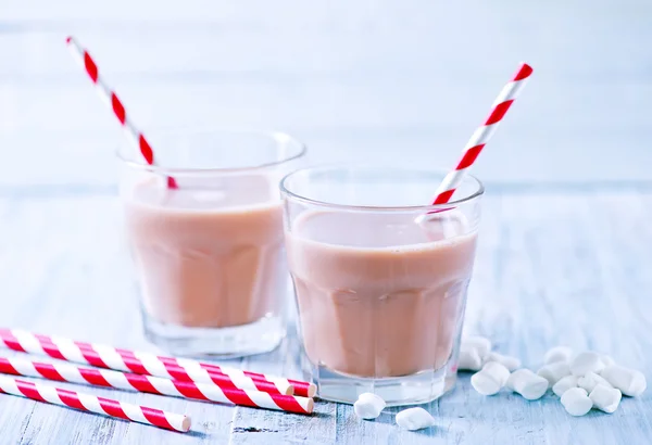 Cocoa drinks in glasses — Stock Photo, Image