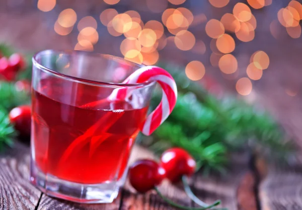 Kerst drankje in glas — Stockfoto