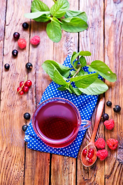 Fresh compote with berries — Stock Photo, Image
