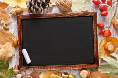 sonbahar atıf ile kompozisyon