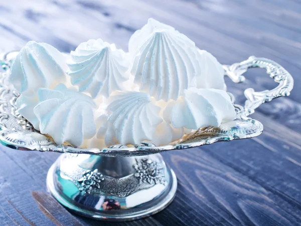 Baked meringues — Stock Photo, Image