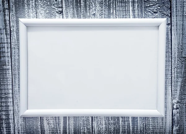 Beyaz bir çerçeve — Stok fotoğraf