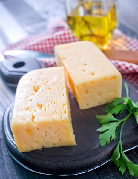 Cheese on board — Stock Photo, Image