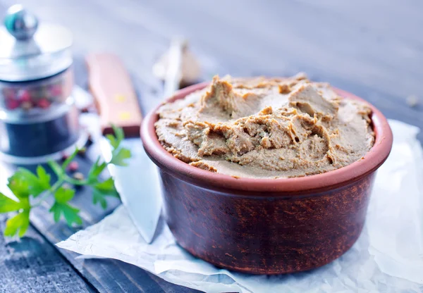 Pate and bread — Stock Photo, Image