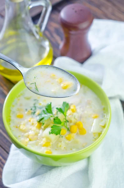 Sopa de maíz —  Fotos de Stock