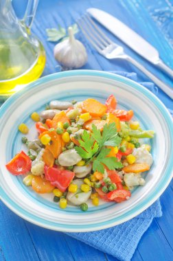 Kızarmış sebzeler