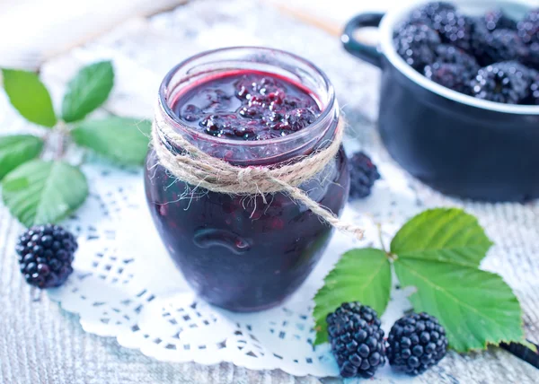 Blackberry jam — Stock Photo, Image