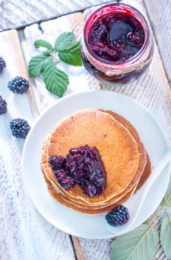 blackberry ile Pancakes