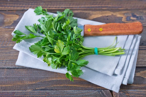 Groene peterselie — Stockfoto