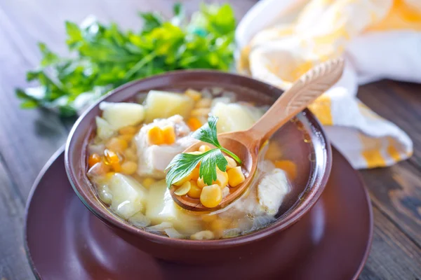 Zuppa di mais — Foto Stock