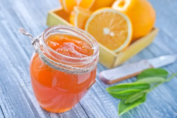 Engarrafamento laranja — Fotografia de Stock