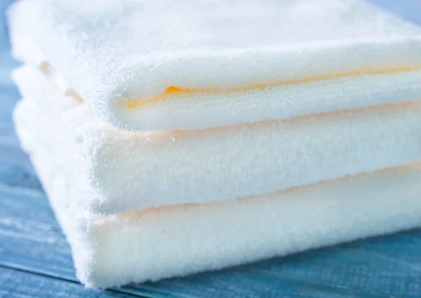 Λευκές πετσέτες — Φωτογραφία Αρχείου