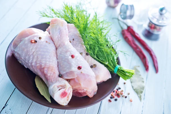 Raw chicken legs — Stock Image Raw chicken legs Stock Photo