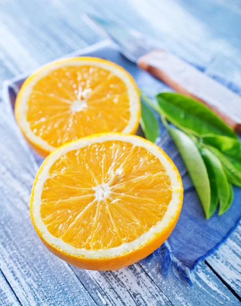 Cut orange — Stock Photo, Image