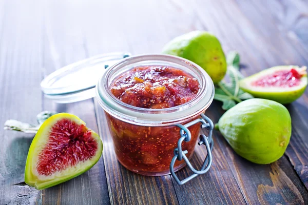 Feigen und Marmelade — Stockfoto