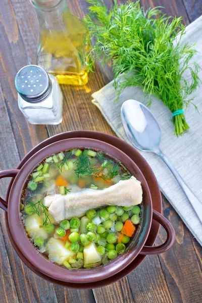 Fresh soup — Stock Photo, Image