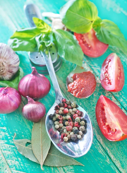 Antecedentes con alimentos — Foto de Stock