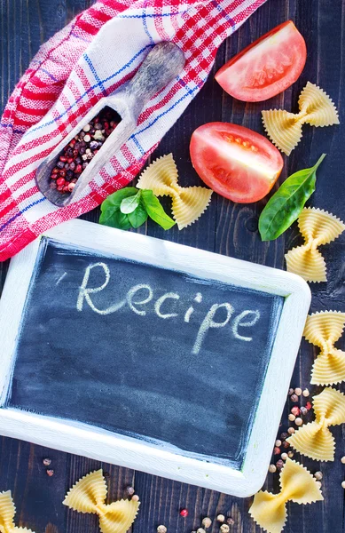 Pasta and spice — Stock Photo, Image