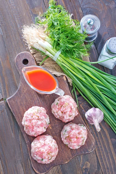 Meatballs food — Stock Photo, Image