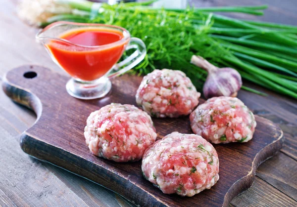 Meatballs food — Stock Photo, Image