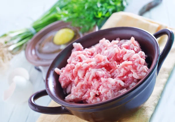 Minced meat — Stock Photo, Image