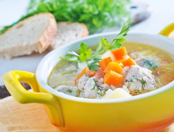 Frische Suppe — Stockfoto