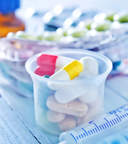 Pills and medicines — Stock Photo, Image