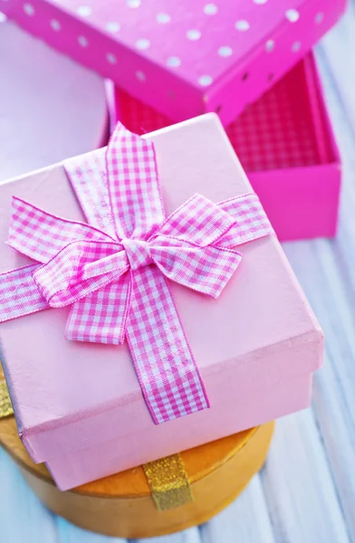 Boxes for present — Stock Photo, Image