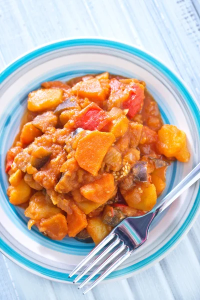 Baked vegetables — Stock Photo, Image