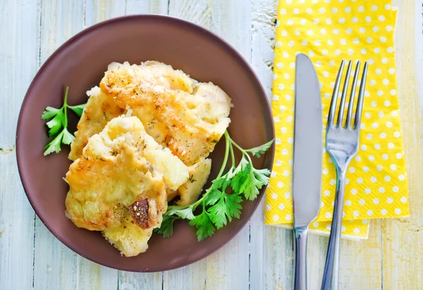 Hühnerkuchen — Stockfoto