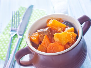 fırında etli sebze