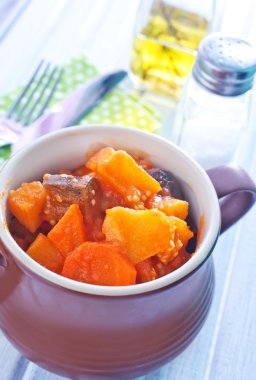 fırında etli sebze