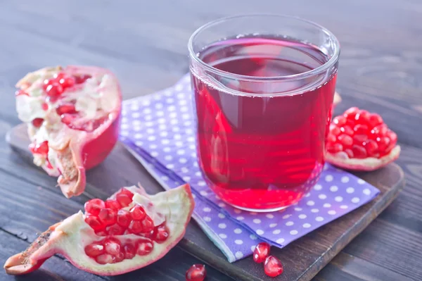 Pomagranatsaft — Stockfoto