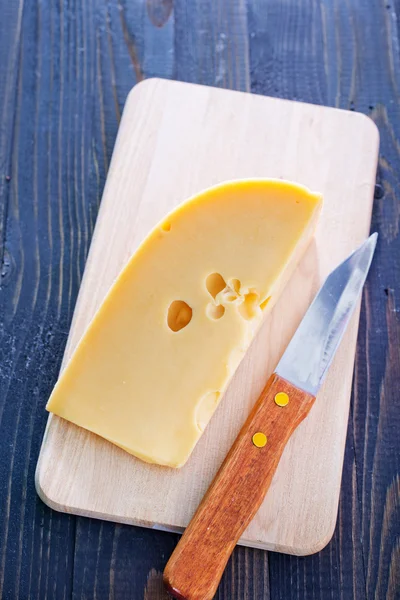 Cheese on board — Stock Photo, Image