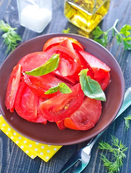 Salada de tomate — Fotografia de Stock