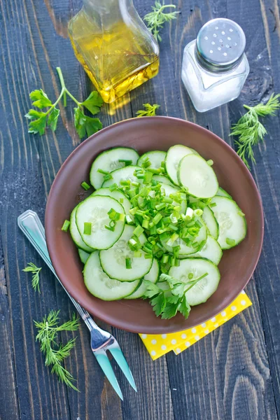 Salada de pepino — Fotografia de Stock