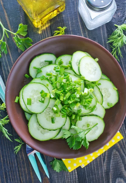 Salada de pepino — Fotografia de Stock