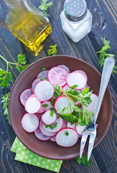 Salada de rabanete — Fotografia de Stock