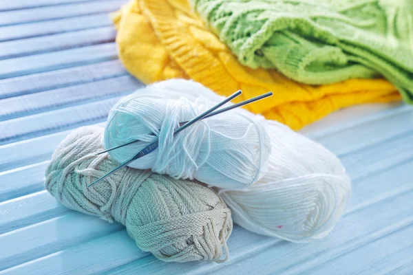 Wool knitting — Stock Photo, Image