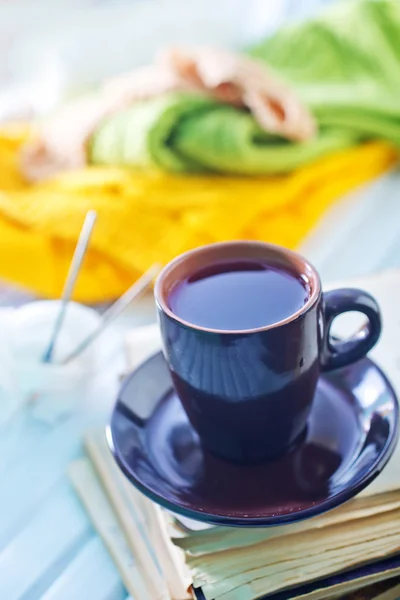 Zwarte koffie — Stockfoto