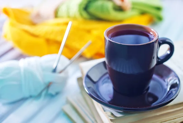 Zwarte koffie — Stockfoto